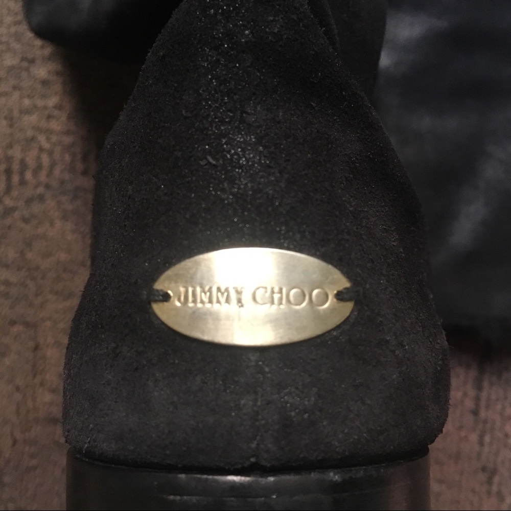 JIMMY CHOO - Fur Lined Knee high Winter Boots, 42 - Picture 5 of 9